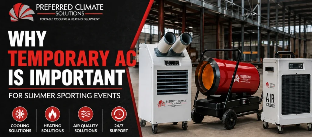Why Temporary AC is Important for Summer Sporting Events